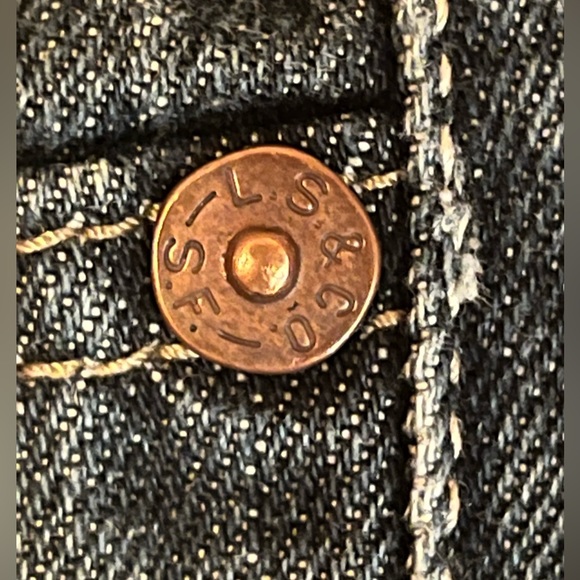 EUC Levi Red Tag 514 Slim Straight 26x26.5 - Picture 5 of 10